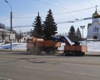 В Иванове начали убирать улицы раньше срока из-за тёплой погоды