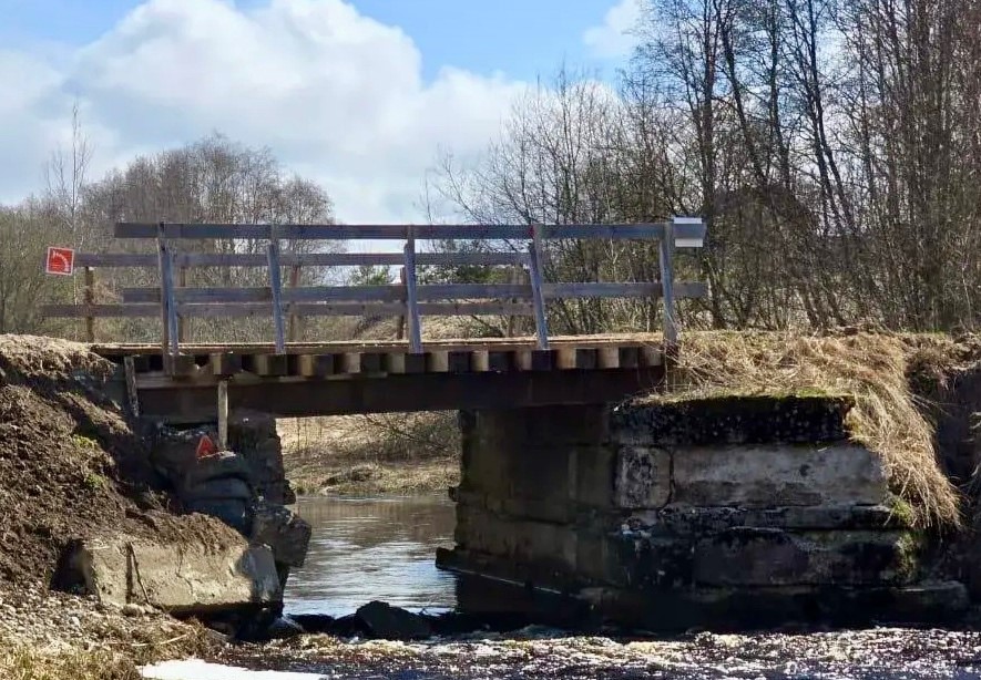 Когда восстановят мост через реку Боровна в Новгородской области?