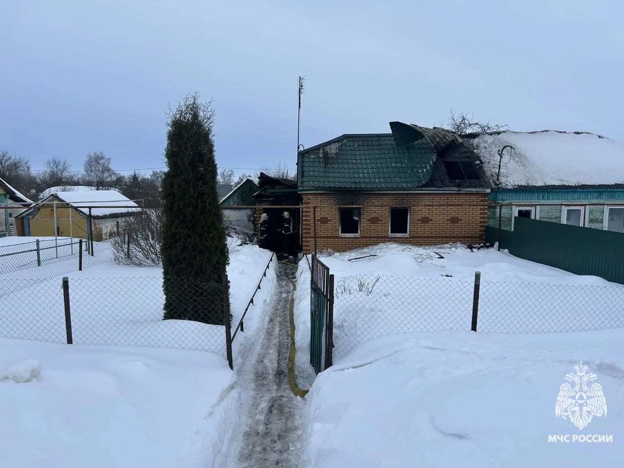 В Тульской области пожар в частном доме унес жизни пяти человек