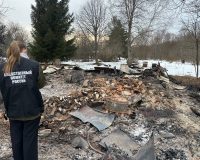 После пожара в новгородской деревне обнаружен погибший пенсионер