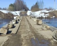 В Гаврилово-Посадском районе разобрали мост через Нерль из-за половодья