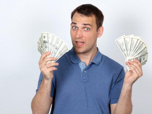 человек с деньгами