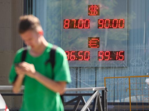 табло с курсами валют