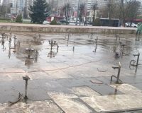 В Иванове протестировали фонтан на площади Пушкина перед запуском