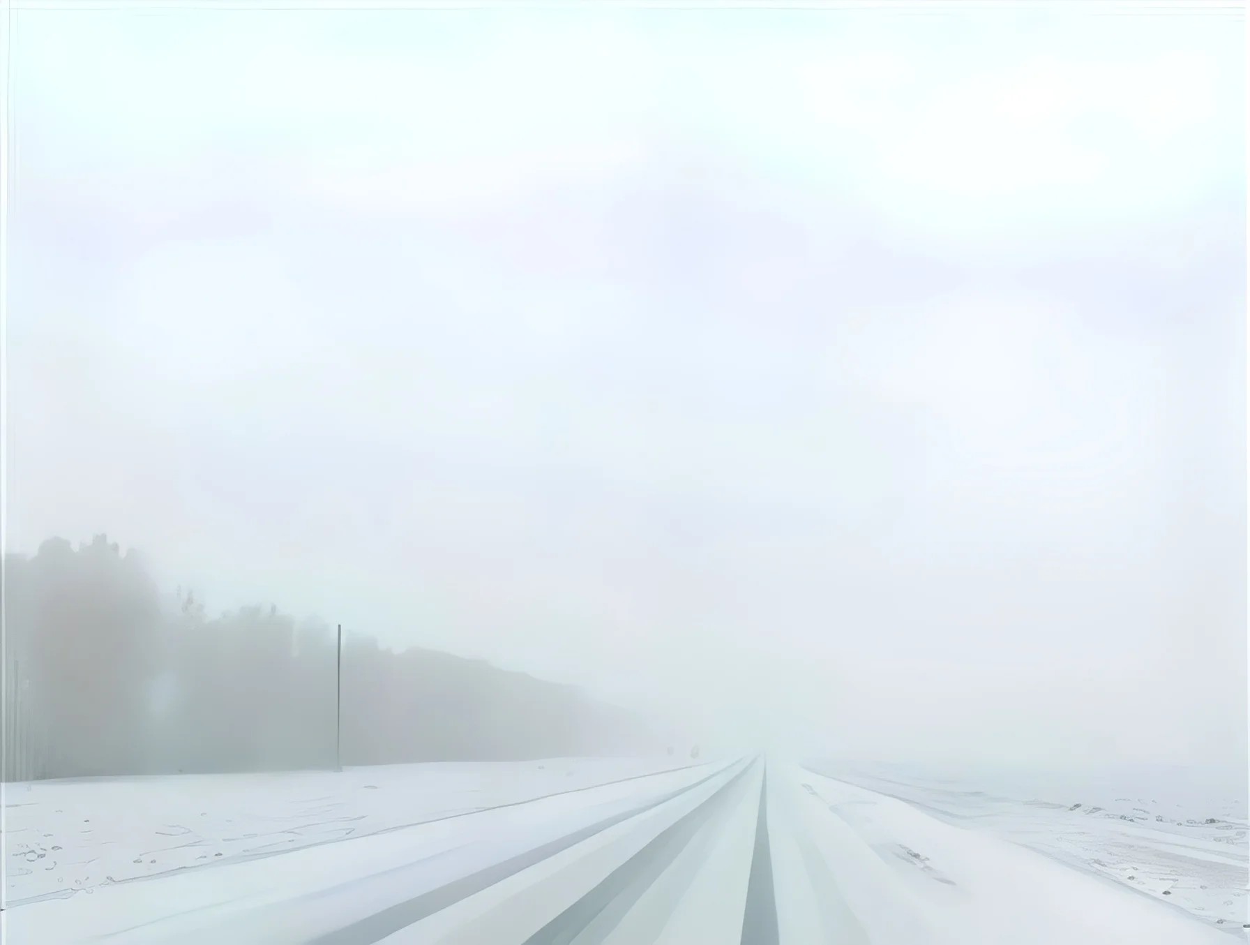 снег в апреле