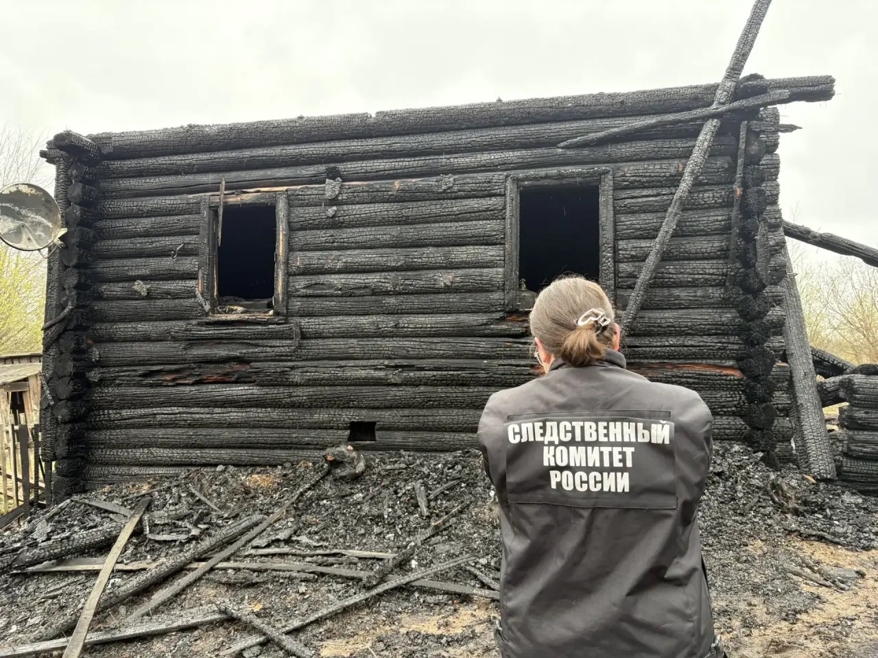 В новгородской деревне Липье при пожаре погибли добропорядочная мать и пьющий сын