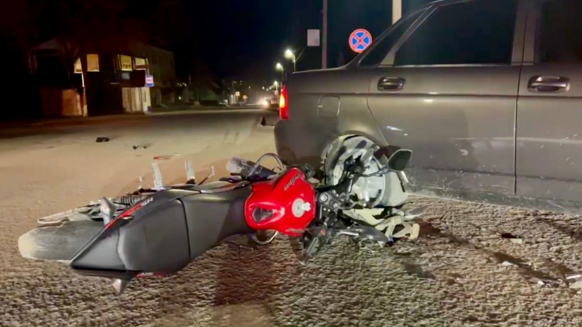 В Пензенской области в ДТП с «Приорой» пострадал юный мотоциклист