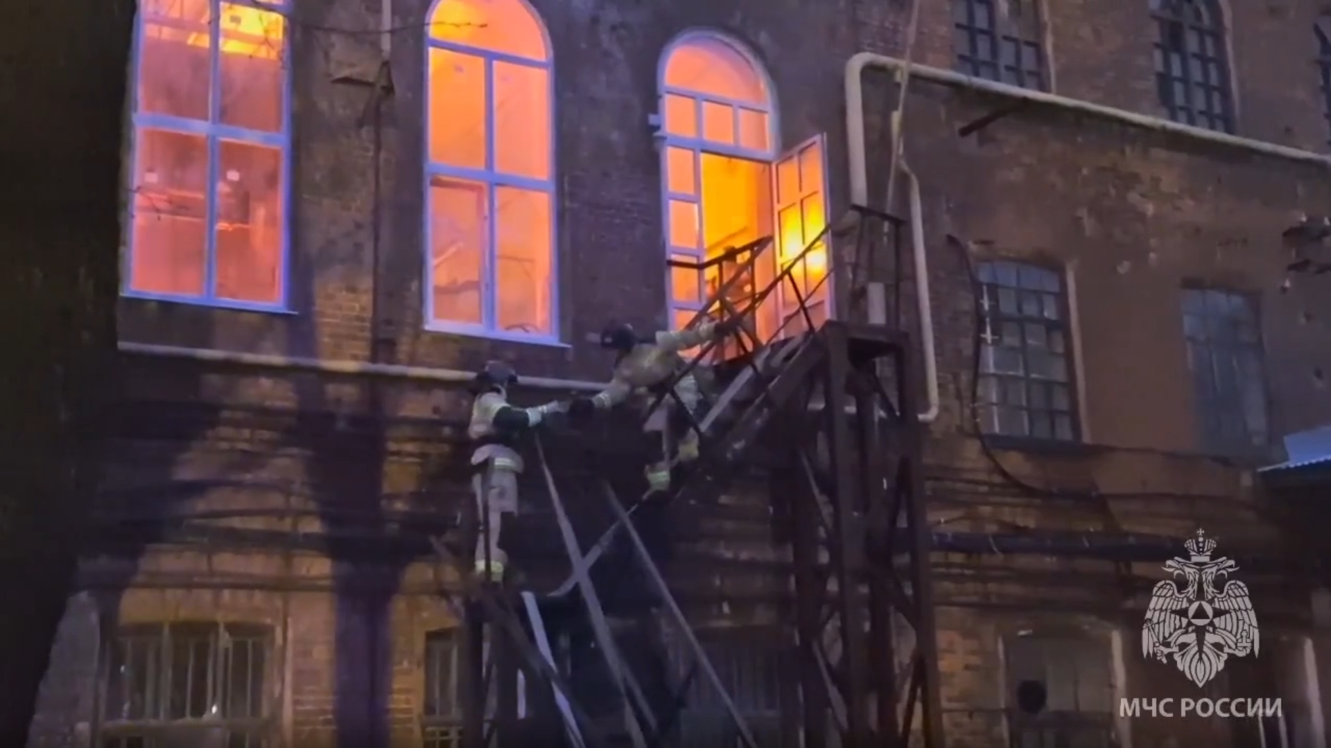 В Иванове ночью горело предприятие «Красная Талка»