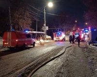 пожар два дома