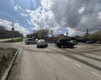 авария с тремя авто и забором