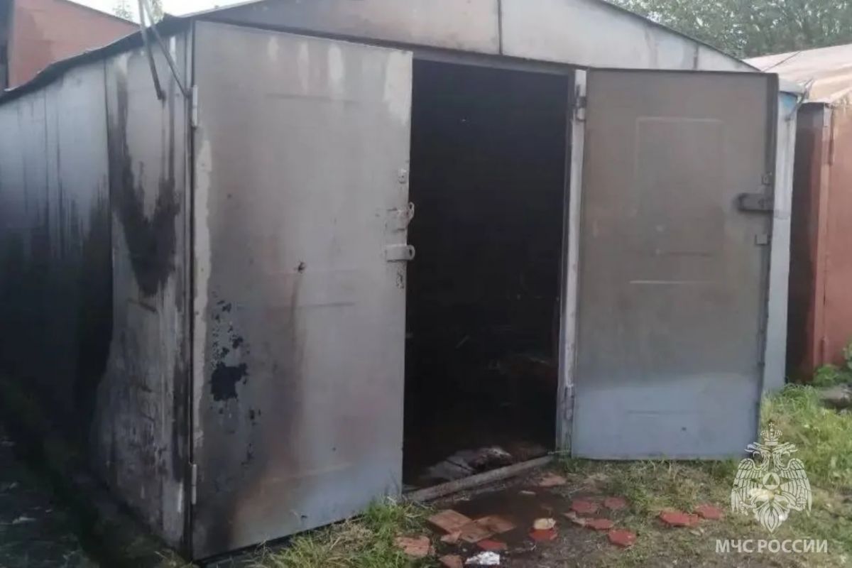 В Ивановской области за сутки сгорели два гаража