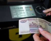 банкомат, 1000 рублей