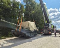 На новом мемориале в Туле установили два подлинных боевых танка