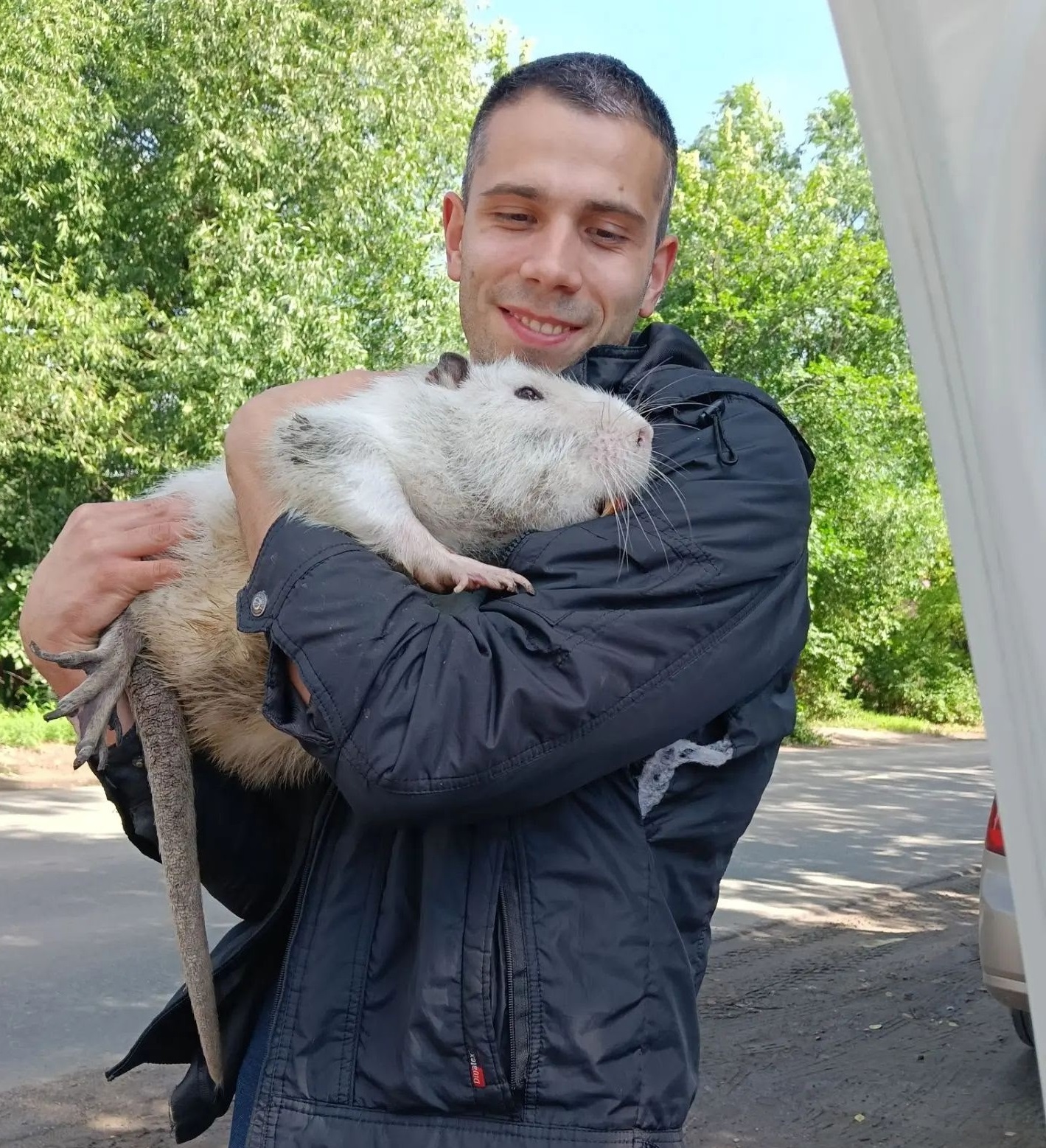 Сбежавшую нутрию Цезаря вернули хозяину