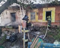 В Тульской области в доме № 69 при пожаре погибла 66-летняя женщина