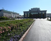 В Пензе в сквере Белинского, напротив драмтеатра, завершили благоустройство