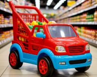 Пензенец с подругой украли из супермаркета продуктовую детскую тележку