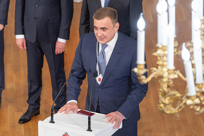 Бывший губернатор Тульской области Алексей Дюмин поздравил жителей с Днем города